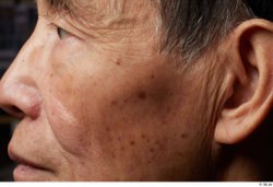 Eye Face Cheek Ear Hair Skin Man Asian Slim Wrinkles Studio photo references